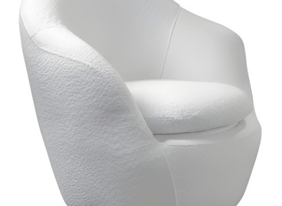 Designer Sessel Relaxsessel Polstersessel Loungesessel Wohnzimmer Weiß