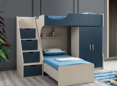 Kinderzimmer Set Kinderbett Kleiderschrank Top-Qualität Möbel