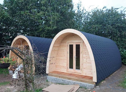 Wochenendhaus Camping Haus Campinghütte Naturhütte Freizeithaus Mobilheim