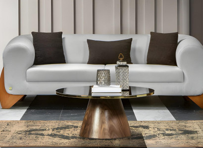 Sofa 3 Sitzer Polstersofa Designersofa Dreisitzer Couch Weiß Hochwertig