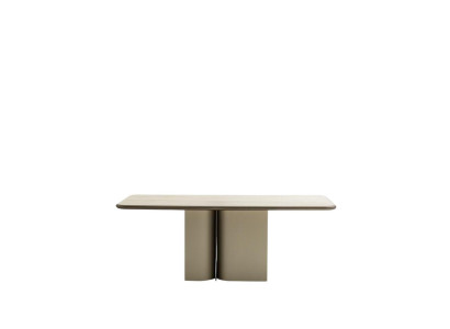 Esstisch Esszimmer Keramik Holz Tisch Beige Moderne Möbel Esstische