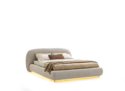Schlafzimmer Bett 180x200 Beige Modernes Design Möbel Doppelbett Polsterbett
