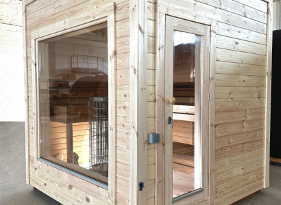 Modern Sauna Gartensauna Außensauna Naturholzsauna Holzsauna