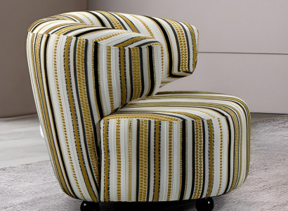 Einzelsessel Sessel Lesesessel Clubsessel Loungesessel Nadelstreifen