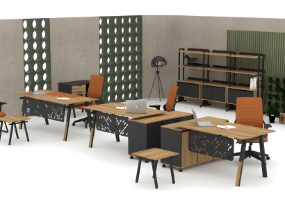 Büro Set Schreibtische Wandschrank Büroschrankе Kommode Couchtische