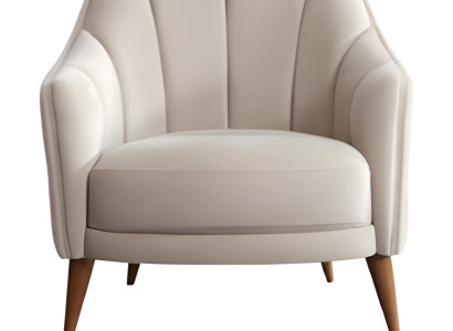 Lounge Chair Barlounge Cafésessel Empfangssessel Sessel Loungesessel Beige