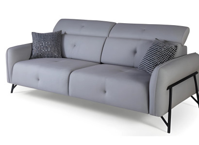 Sofa 3 Sitzer Textil Sofas Polster Garnitur Moderne Couchen Sitz Dreisitzer