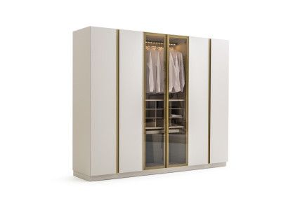 Kleiderschrank Garderobenschrank Schlafzimmer Weiß Modernes Design Möbel