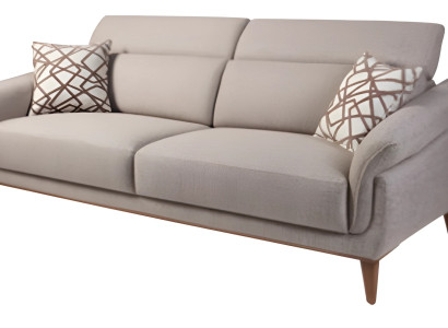 Modern Sofa 3 Sitzer Textil Sofas Polster Garnitur Couchen Sitz Dreisitzer