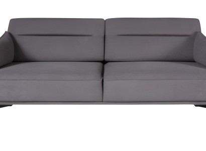 Polstersofa Dreisitzgarnitur Dreisitzer 3er-Sofa Dreisitzcouch Sofa Grau