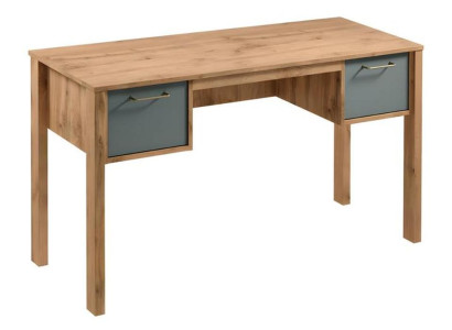 Schreibtisch mit  2 Schubladen Arbeitstisch Bürotisch Kratzresistent