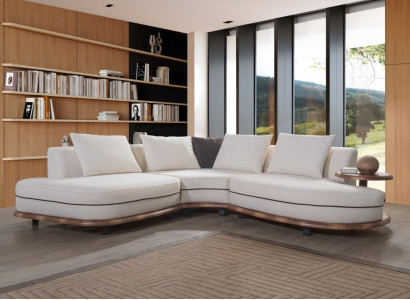 Eckcouch Wohnlandschaft Eckgarnitur  L-Sofa Modulare Sofa-Ecke Sofaecke