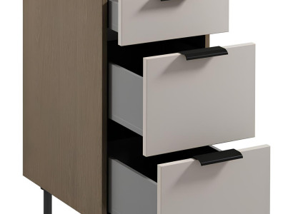 Küchenschrank Unterschrank Schrank 3 Schubladen Küchenzeile Küchenmöbel