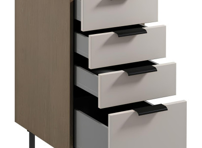 Küchenschrank Küchenunterschrank Schrank 4 Schubladen Küche Küchenmöbel