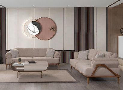 Wohnzimmer Top-Qualität 2x 3-Sitzer Sofas Luxuriöse Polster Couchen Sitzmöbel