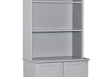 Weißes Holz Bücherregal im modernen Stil