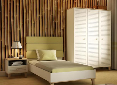 Kinderzimmer-Set Weiß Holz Modern für Kinderzimmer