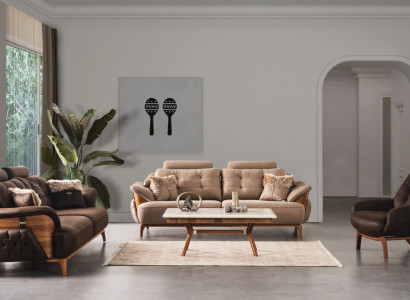 Lounge Garnitur Polstergruppe Couch Set Sofa Gruppe Sitzgarnitur Wohnlandschaft