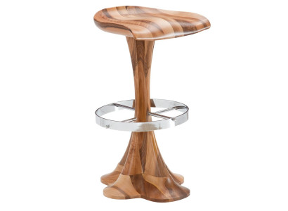 Brauner Holz Hocker Elegant und Vielseitig Für Zuhause und Büro