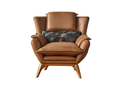 Stilvolle Top-Qualität Sessel Hochwertige Lounge Designer Lehn Sessel 1 Sitzer