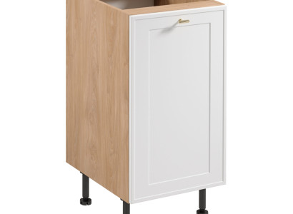 Küchenschrank Unterschrank Schrank Holzschrank Beige-Weiß Küchenmöbel