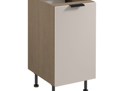 Küchenunterschrank Küchenschrank Küchenzeile Einbauküche Braun-Beige