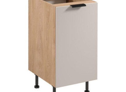 Küchenschrank Küche Unterschrank Holzschrank Schrank Beige Küchenmöbel