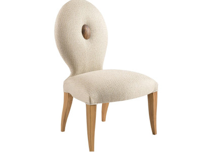 Weiße moderner Holzstuhl elegant und stilvoll