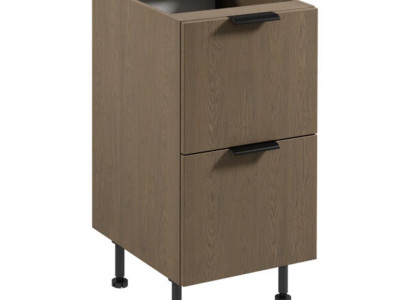 Küchenschrank Schubladenschrank Unterschrank Schrank 2 Schubladen Holz