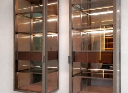 Hänge Vitrine Glasvitrine Glasschrank Wandvitrine Wandschrank