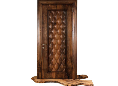 Braune Holz Tür Elegant Robust Für Zuhause