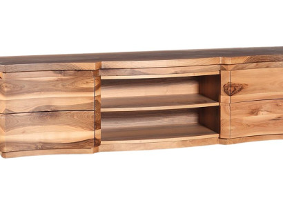 Elegante braune Holzkonsole im stilvollen Design