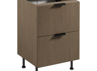 Unterschrank Küchenschrank Schubladenschrank Holzschrank Schrank Braun