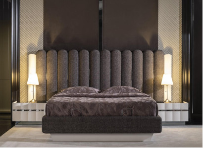 Modern Schlafzimmer Komplettes Set Bett 2x Nachttische Hochwertig Möbel