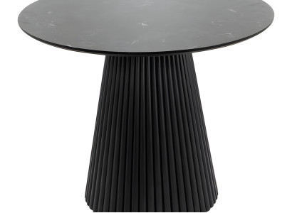 Designer Schwarzer Esstisch Moderne Esszimmer Luxus Holztische