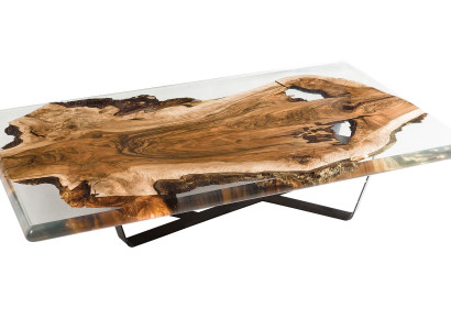 Couchtisch aus Holz in Braun modern elegant
