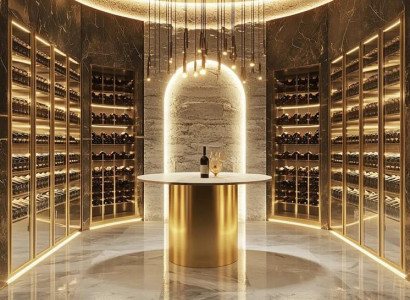 Weinregal Weinarchiv Weinlagerregal Flaschenregal Weinmöbel Weinschrank