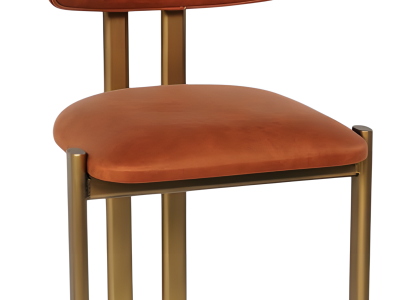 Brauner Esszimmerstuhl Designer Polsterstühle Stilvolle Lehnstühle