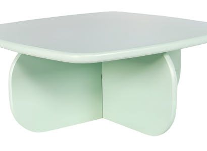 Eleganter grüner Holztisch im modernen Design