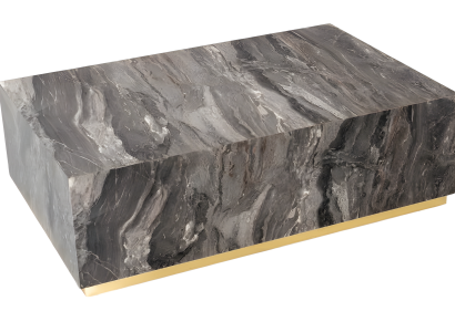 Moderner grauer Couchtisch aus Holz