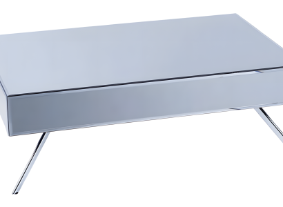 Grauer Holz Couchtisch modern elegant