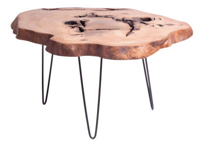 Moderner Couchtisch aus Holz in Beige