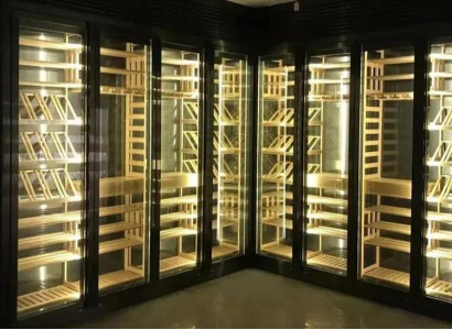 Weinkühlschrank Weinregal Weinschrank Vitrine für Wein Weinaufbewahrung