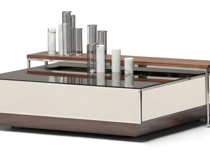 Moderner Couchtisch aus Holz in Braun