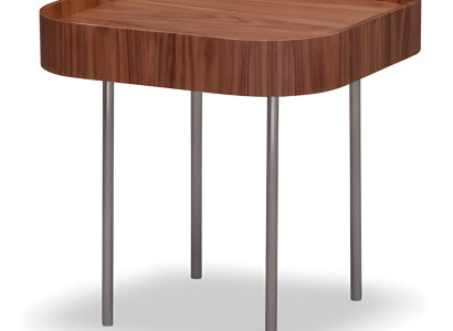 Beistelltisch aus Holz in Braun modern elegant