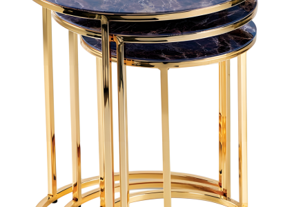 Schwarzer Beistelltisch aus Holz modern und stilvoll