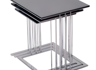 Schwarzer Beistelltisch aus Holz modern elegant