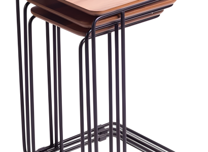 Beistelltisch Holz Beige Modern Elegant