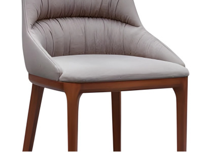 Weiße Holzstuhl im eleganten Design für Zuhause und Büro