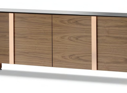 Elegante braune Holz-Konsole im stilvollen Design